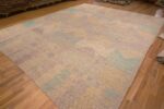 Whole View Of Handmade Wool Pile Casual Tribal Design Modern Area Rug 11873 by Nazmiyal Antique Rugs