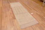 Whole View Of Long And Narrow Modern Tribal Geometric Design Runner Rug 11018 by Nazmiyal Antique Rugs