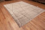 Whole View Of Neutral Cream Brown Color Tribal Design Modern Area Rug 11622 by Nazmiyal Antique Rugs
