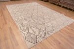Whole View Of Tribal Moroccan Berber Beni Ourain Design Modern Area Rug 11580 by Nazmiyal Antique Rugs