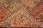 Back of Happy Jewel Tone Color Tribal Geometric Animal Caucasian Design Modern Area Rug 11529 by Nazmiyal Antique Rugs