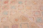 Back of Rustic Geometric Small Size Modern Contemporary Area Rug 11073 by Nazmiyal Antique Rugs