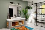 Bathroom Scandinavian Tapestry by Christina Knall 48190 Nazmiyal