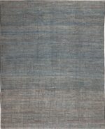 Blue Color Abstract Design Modern Room Size Contemporary Area Rug 11418 by Nazmiyal Antique Rugs