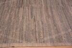 Border of Facinating and Decorative Modern Abstract Minimalist Tribal Geometric Design In Earthtone Grey Color Room Size Area Rug 11649 by Nazmiyal Antique Rugs