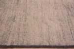 Border of Beautifully Versatile Abstract Solid Cream Color Modern Wool Pile Room Size Area Rug 11696 by Nazmiyal Rugs