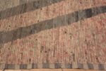 Border of Contemporary Handmade Wool Modern Abstract Area Rug 11653 Border of Contemporary Handmade Wool Modern Abstract Area Rug 11653 by Nazmiyal Antique Rugs