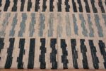 Border of Contemporary Primitive Tribal Geometric Design Modern Area Rug 11467 by Nazmiyal Antique Rugs