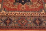 Border of Rustic Contemporary Tribal Persian Bakshaish Design Modern Area Rug 11365 Nazmiyal Antique Rugs