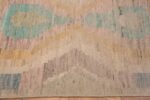 Border of A Facinating and Beautifully Decorative Artistic Abstract Design Modern Hallway Runner Rug 11032 by Nazmiyal Antique Rugs