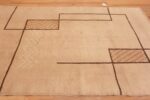 Border of Geometric Antique Minimalist French Art Deco Design Area Rug 72576 by Nazmiyal Antique Rugs