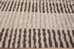 Border of Handmade Contemporary Geometric Design Modern Wool Pile Room Size Area Rug #11452 by Nazmiyal Antique Rugs