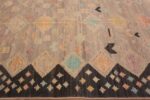 Border of Handmade Modern Tribal Primitive Contemporary Nomadic Area Rug 11332 by Nazmiyal Antique Rugs