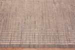 Border of Handmade Wool Pile Modern Contemporary Neutral Minimalist Area Rug 11538 by Nazmiyal Antique Rugs