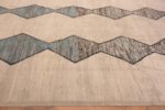 Border of Large Geometric Tribal Design Decorative Contemporary Area Rug 11687 by Nazmiyal Antique Rugs