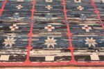 Border of Geometric Large Size Mid Century Modern Swedish Design Contemporary Area Rug 11707 by Nazmiyal Antique Rugs