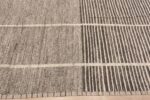 Border of Magnificent Large Size Geometric Design Grey Color Modern Contemporary Area Rug 11836 by Nazmiyal Antique Rugs
