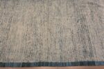 Border of Decorative and Versatile Large Size Modern Solid Abstract Design Cream Color Wool Pile Area Rug 11744 by Nazmiyal Antique Rugs