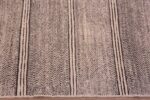 Border of Modern Contemporary Black And White Abstract Area Rug 11249 by Nazmiyal Antique Rugs