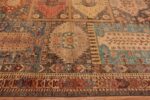Border of A Beautiful Classic Modern Large Room Size Rustic Tribal Geometric Caucasian Design Rug 11720 by Nazmiyal Antique Rugs