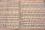 Border of Neutral Color Tribal Geometric Design Modern Hallway Runner Rug 11064 by Nazmiyal Antique Rugs