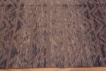 Border of Neutral Silver Grey Color Geometric Chevron Deign Modern Area Rug 11267 by Nazmiyal Antique Rugs