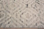 Border of Soft Colors Geometric Lozenge Design Modern Area Rug 11646 by Nazmiyal Antique Rugs