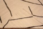 Border of Tribal Moroccan Beni Ourain Design Contemporary Modern Flatwoven Kilim Area Rug 11690 by Nazmiyal Antique Rugs