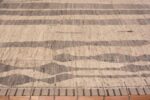Border of Large Tribal Square Shape Neutral Color Modern Contemporary Area Rug 11780 by Nazmiyal Antique Rugs