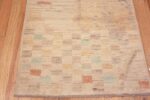 Bottom of Rustic Tribal Modern Hallway Runner Rug 11077 by Nazmiyal Antique Rugs