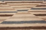 Center of Large Geometric Contemporary Modern Flatweave Kilim Rug 11753 by Nazmiyal Antique Rugs