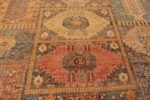 Center of A Beautiful Classic Modern Large Room Size Rustic Tribal Geometric Caucasian Design Rug 11720 by Nazmiyal Antique Rugs