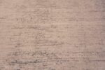 Close Up of Beautifully Versatile Abstract Solid Cream Color Modern Wool Pile Room Size Area Rug 11696 by Nazmiyal Rugs
