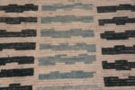 Close Up of Contemporary Primitive Tribal Geometric Design Modern Area Rug 11467 by Nazmiyal Antique Rugs