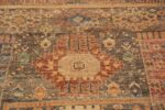 Close Up of Contemporary Rustic Tribal Allover Geometric Design Modern Area Rug 11367 by Nazmiyal Antique Rugs