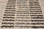 Close Up of Handmade Contemporary Geometric Design Modern Wool Pile Room Size Area Rug #11452 by Nazmiyal Antique Rugs
