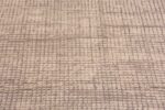 Close Up of Large Neutral Minimalist Cream Color Modern Contemporary Area Rug 11779 by Nazmiyal Antique Rugs