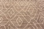 Close Up of Large Primitive Tribal Design Modern Area Rug 11714 by Nazmiyal Antique Rugs