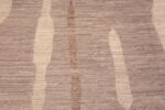 Close Up of Soft Grey Color Large Size Allover Tribal Design Modern Rug 11750 by Nazmiyal Antique Rugs