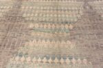 Close Up of Beautifully Fascinating And Decorative Large Size Tribal Geometric Design With Soft Pastel Colors Modern Area Rug 11725 by Nazmiyal Antique Rugs