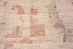 Close Up of Modern Abstract Contemporary Minimalist Geometric Design Area Rug 11471 by Nazmiyal Antique Rugs