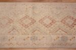 Close Up of Modern Contemporary Tribal Geometric Rustic Hallway Runner Rug 11045 by Nazmiyal Antique Rugs