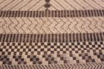 Close Up of Modern Earthy Brown Chevron Moroccan Berber Beni Ourain Design Rug 11290 Close Up of Modern Earthy Brown Chevron Moroccan Berber Beni Ourain Design Rug 11290 by Nazmiyal Antique Rugs