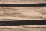 Close Up of Modern Neutral Color Abstract Geometric Design Flatwoven Kilim Area Rug #11737 By Nazmiyal Antique Rugs