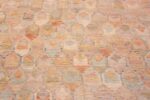 Close Up of Modern Rustic Tribal Geometric Honeycomb Design Area Rug 11331 by Nazmiyal Antique Rugs