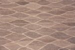 Close Up of Neutral Earthy Color Long and Narrow Size Modern Hallway Flatweave Runner Kilim Rug 11003 by Nazmiyal Antique Rugs