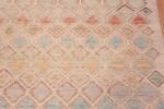Close Up of Rustic Geometric Small Size Modern Contemporary Area Rug 11073 by Nazmiyal Antique Rugs