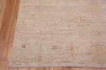Corner of Abstract Tribal Design Modern Handmade Contemporary Area Rug 11066 by Nazmiyal Antique Rugs