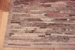 Corner of Artistic Wool Modern Contemporary Abstract Hall Runner Rug 11118 by Nazmiyal Antique Rugs
