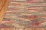 Corner of Artistic Colorful Modern Abstract Contemporary Room Size Area Rug 11494 by Nazmiyal Antique Rugs